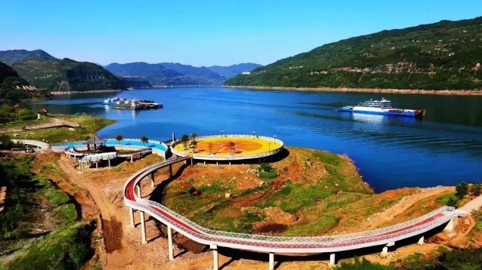 三峡库区万州大周镇中山杉森林
